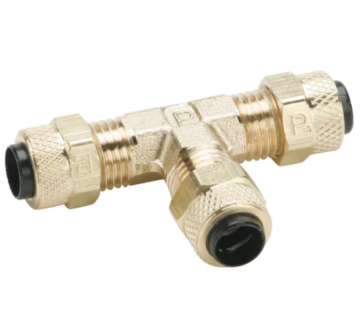 Brass Poly-Tite Fittings - Union Tees